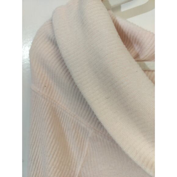 4124)We the Free Shell Pink Snowbunny Long Sleeve Top Medium - Picture 7 of 10